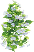 Artificial Vines 15Feet Silk Flower Garland for Outdoors Blue Morning Glory Vine Artificial Flowers Hanging