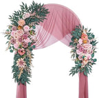Artificial Wedding Arch Flowers, 2 Large Floral Swags