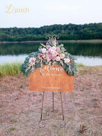 Artificial Wedding Arch Flowers, 2 Large Floral Swags, alternate view 5
