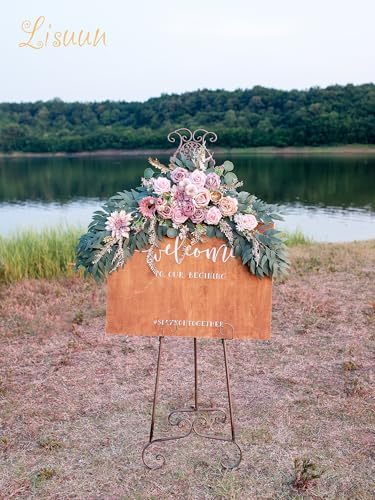 Artificial Wedding Arch Flowers, 2 Large Floral Swags, alternate view 5