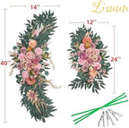 Artificial Wedding Arch Flowers, 2 Large Floral Swags, alternate view 6