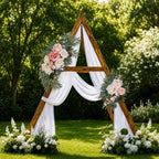 Artificial Wedding Arch Flowers Floral Swag Welcome Sign Ceremony Decor, alternate view 3