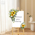 Artificial Wedding Arch Flowers for Wedding Sign, Set of 2 for Welcome Ceremony Sign, Faux Floral Swags, Banquet, alternate