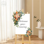 Artificial Wedding Arch Flowers for Wedding Sign, Set of 2 for Welcome Ceremony Sign, Faux Floral Swags, Banquet, alternate