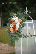 Artificial Wedding Arch Flowers Kit(Pack of 2) for Wedding Arch, Bridal Shower, Ceremony and Reception Backdrop, alternate