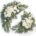 Artificial Wedding Arch Flowers Kit(Pack of 2) for Wedding Arch, Bridal Shower, Ceremony and Reception Backdrop
