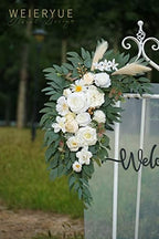 Artificial Wedding Arch Flowers Kit(Pack of 2) for Wedding Arch, Bridal Shower, Ceremony and Reception Backdrop, alternate