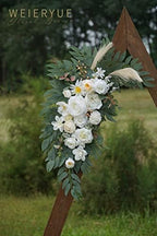 Artificial Wedding Arch Flowers Kit(Pack of 2) for Wedding Arch, Bridal Shower, Ceremony and Reception Backdrop, alternate