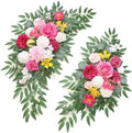 Artificial Wedding Arch Flowers Kit(Pack of 2) for Wedding Arch, Bridal Shower, Ceremony and Reception Backdrop