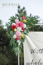 Artificial Wedding Arch Flowers Kit(Pack of 2) for Wedding Arch, Bridal Shower, Ceremony and Reception Backdrop, alternate