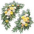Artificial Wedding Arch Flowers Kit(Pack of 2) for Wedding Arch, Bridal Shower, Ceremony and Reception Backdrop