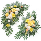 Artificial Wedding Arch Flowers Kit(Pack of 2) for Wedding Arch, Bridal Shower, Ceremony and Reception Backdrop