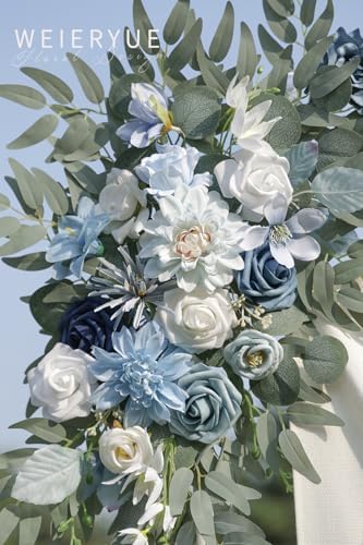 Artificial Wedding Arch Flowers Kit(Pack of 2) for Wedding Arch, Bridal Shower, Ceremony and Reception Backdrop, alternate
