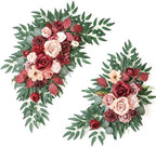Artificial Wedding Arch Flowers Kit(Pack of 2) for Wedding Arch, Bridal Shower, Ceremony and Reception Backdrop