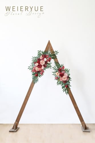 Artificial Wedding Arch Flowers Kit(Pack of 2) for Wedding Arch, Bridal Shower, Ceremony and Reception Backdrop, alternate