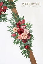 Artificial Wedding Arch Flowers Kit(Pack of 2) for Wedding Arch, Bridal Shower, Ceremony and Reception Backdrop, alternate