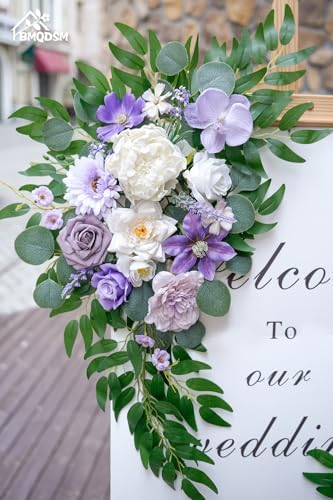 Artificial Wedding Arch Flowers Kit(Pack of 2) for Wedding Decor Ceremony and Reception Backdrop Decoration, alternate view 3