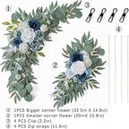 Artificial Wedding Arch Flowers Set of 2, alternate view 4