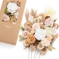 Artificial Wedding Fall Flowers Deluxe Combo, Boho & Nude in Beg-boho & Nude