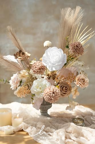 Artificial Wedding Fall Flowers Deluxe Combo, Boho & Nude in Beg-boho & Nude, alternate view 2