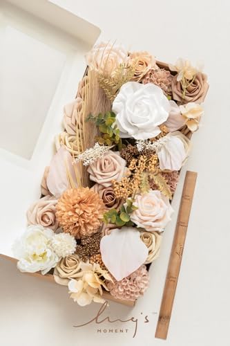 Artificial Wedding Fall Flowers Deluxe Combo, Boho & Nude in Beg-boho & Nude, alternate view 6