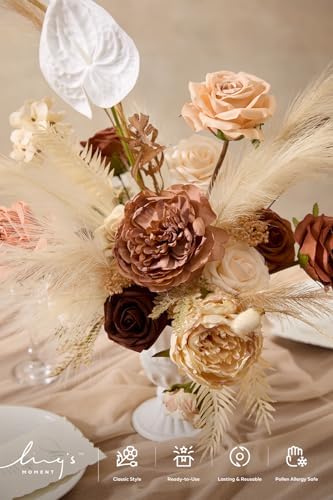 Artificial Wedding Fall Flowers Deluxe Combo, Boho & Sepia in Beg-boho & Sepia, alternate view 4