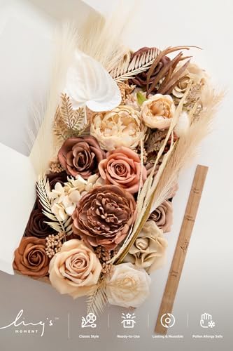 Artificial Wedding Fall Flowers Deluxe Combo, Boho & Sepia in Beg-boho & Sepia, alternate view 6