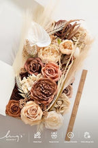 Artificial Wedding Fall Flowers Deluxe Combo, Boho & Sepia in Beg-boho & Sepia, alternate view 6