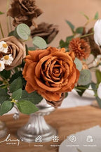 Artificial Wedding Fall Flowers Deluxe Combo, Earth Brown in Earth Brown & Burnt Orange, alternate view 3