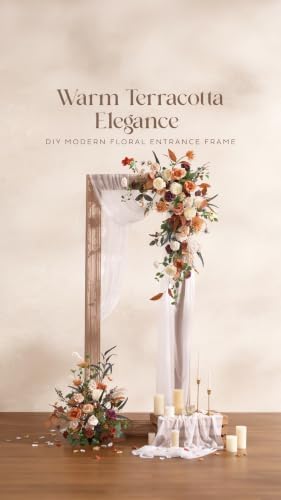 Artificial Wedding Fall Flowers Deluxe Combo, Earth Brown in Earth Brown & Burnt Orange, alternate view 4