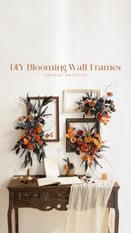 Artificial Wedding Fall Flowers Grand Combo, Black & Orange in Blk-black & Orange, alternate view 4