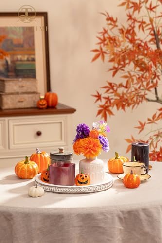 Artificial Wedding Fall Flowers Grand Combo, Burnt Orange Purple in Burnt Orange and Purple, alternate view 6