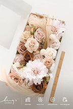 Artificial Wedding Flowers Combo, Beige & Sepia, Deluxe in Beg-beige & Sepia, alternate view 6