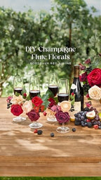 Artificial Wedding Flowers Combo, Burgundy & Pink, Deluxe in Burgundy & Powder Pink, alternate view 5