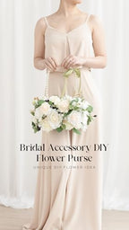 Artificial Wedding Flowers Combo, White & Sage, Deluxe in Wht-white & Sage, alternate view 6