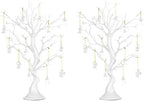 Artificial White Tree Branch for Christmas, 22.8 Inch, 2 Pcs in White