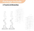 Artificial White Tree Branch for Christmas, 22.8 Inch, 2 Pcs in White, alternate view 6