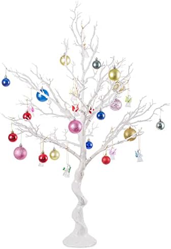 Artificial White Tree Branch for Christmas, Wedding, 31.5 inch in White