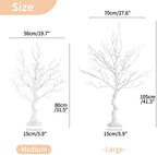 Artificial White Tree Branch for Christmas, Wedding, 31.5 inch in White, alternate view 3