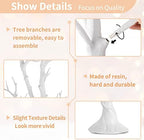 Artificial White Tree Branch for Christmas, Wedding, 31.5 inch in White, alternate view 5