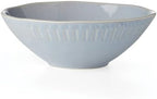 Artisanal Stripe Blue Serving Bowl in 1 Count in Blue