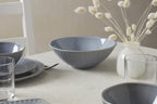 Artisanal Stripe Blue Serving Bowl in 1 Count in Blue, alternate view 2