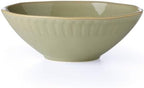 Artisanal Stripe Green Serving Bowl in 1 Count in Green