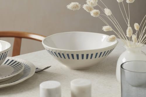 Artisanal Stripe Serving Bowl in 1 Count in Stripes, alternate view 2