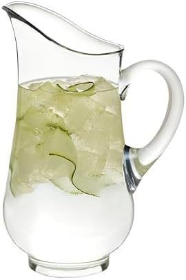 Atlantis Clear Glass Pitcher with Handle for Water & Juice, 73 Oz in Atlantis