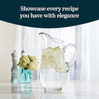 Atlantis Clear Glass Pitcher with Handle for Water & Juice, 73 Oz in Atlantis, alternate view 2