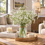 Babys Breath Artificial Flowers, 30 pcs White Flowers Artificial Real Touch Faux Flowers Bouquet Look Real Fake, alternate
