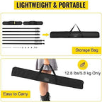 Backdrop Banner Stand 8 x 8 Ft Adjustable Height Background Stand Backdrop with 1 Carrying Bag, Backdrop Stand, alternate
