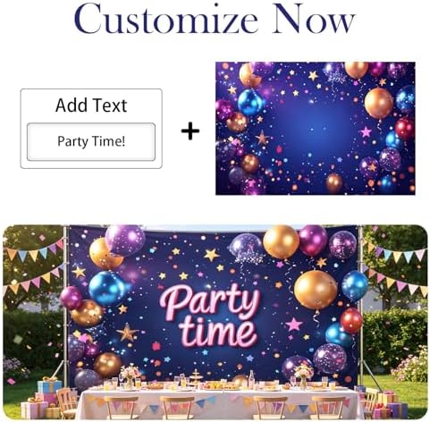 Backdrop for Birthday Party Wedding Events, Made in USA, alternate view 2