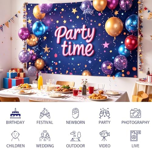 Backdrop for Birthday Party Wedding Events, Made in USA, alternate view 6